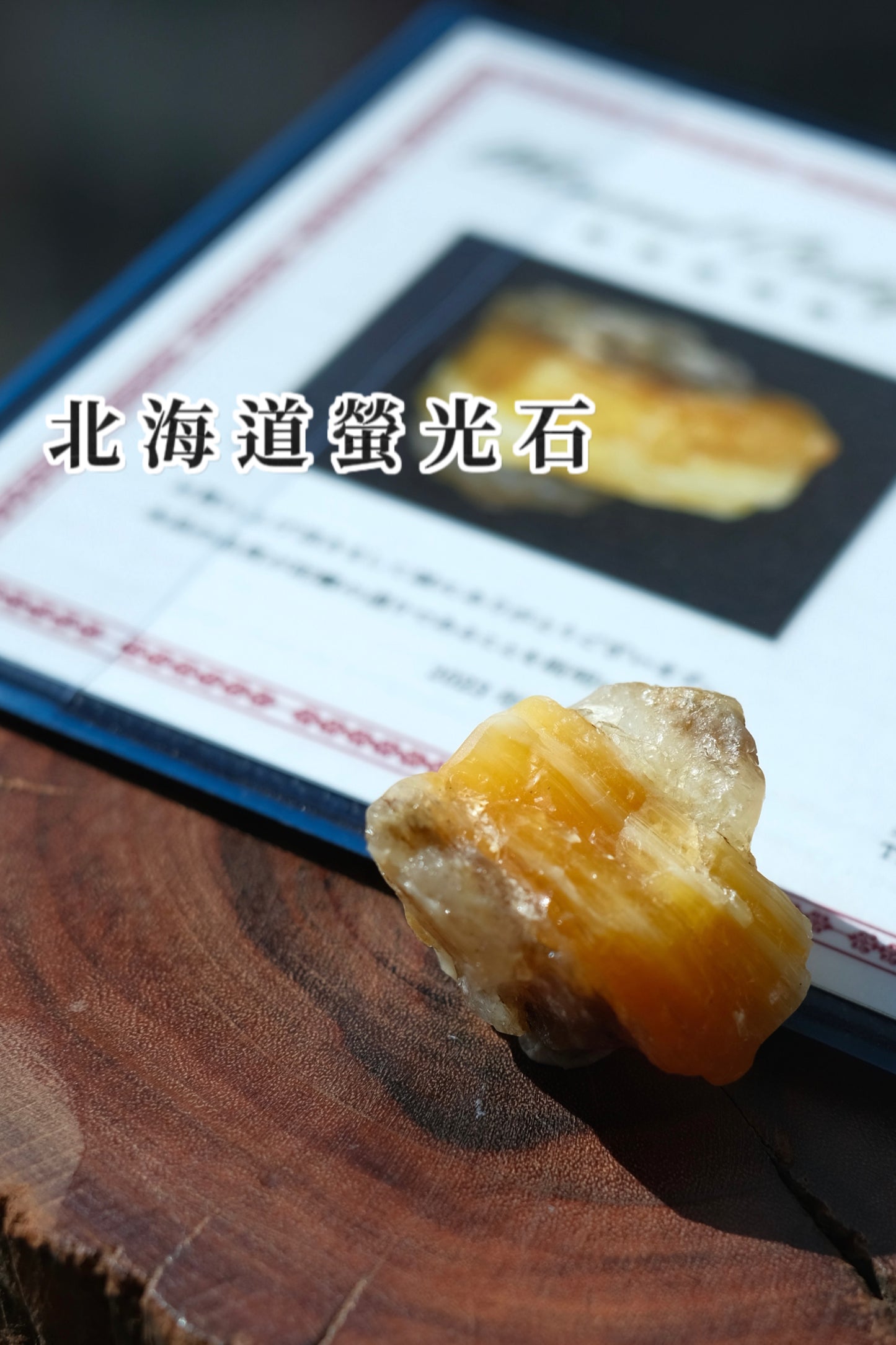稀有 北海道螢光石 原石 10.2 g HOKKAIDOITE (天空之城 發光石)
