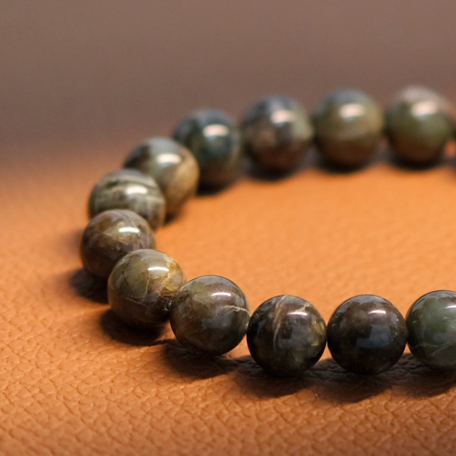 出雲碧玉 IZUMO JASPER BRACELET (招財、健康長壽、辟邪)